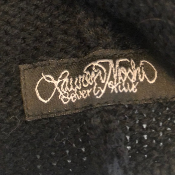 NWOT SOLD OUT Lauren Moshi Cashmere Slouch Beanie - Picture 3 of 3